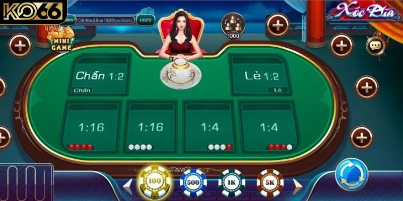 Cách chơi game xóc đĩa online tại KO66